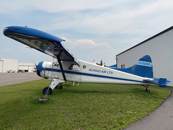 C-GZBS at Sioux Lookout, Ontario.